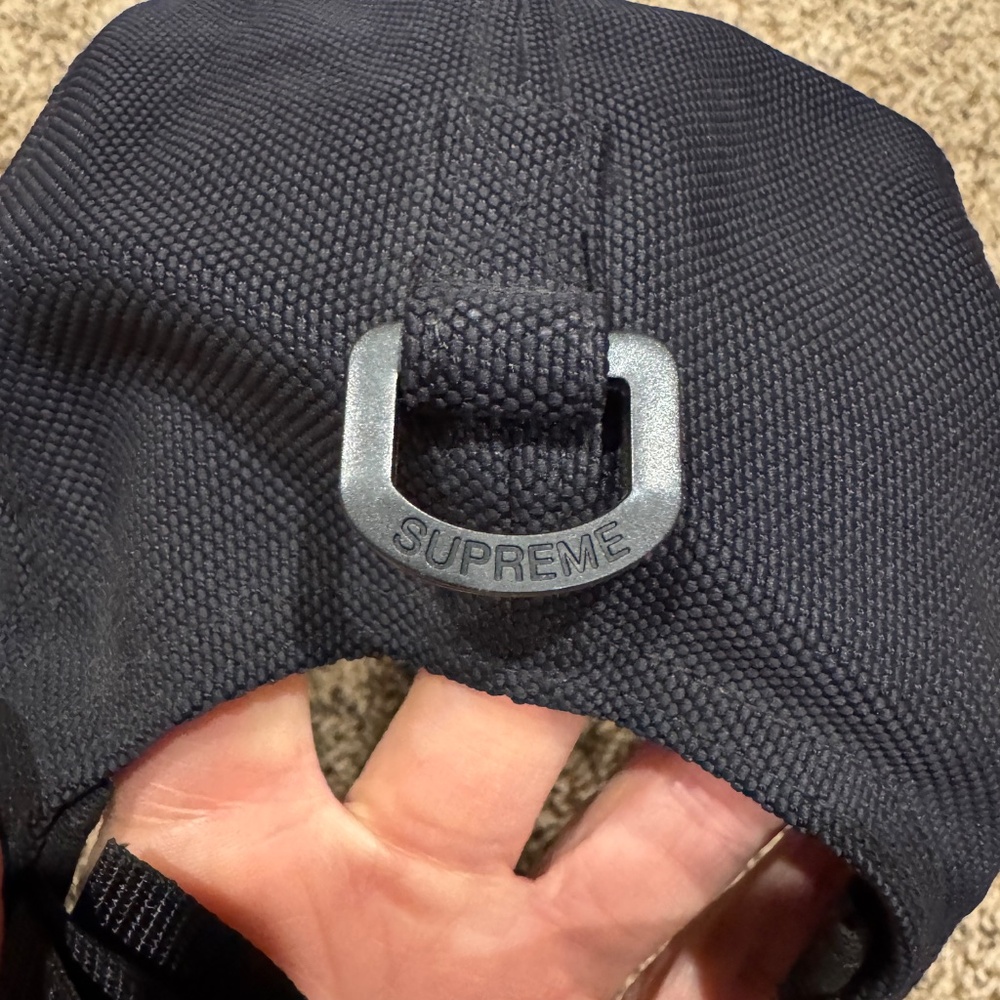 Men’s Supreme Bonded Mesh Camp Cap~Black - Picture 4 of 7